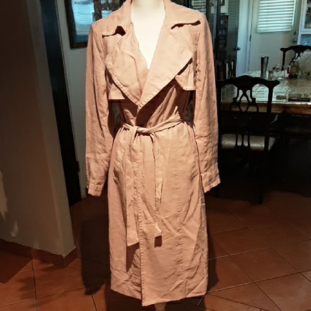 Banana Republic Light Pink Trench Coat Vintage